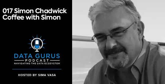 Simon Chadwick Coffee with Simon Data Gurus Podcast